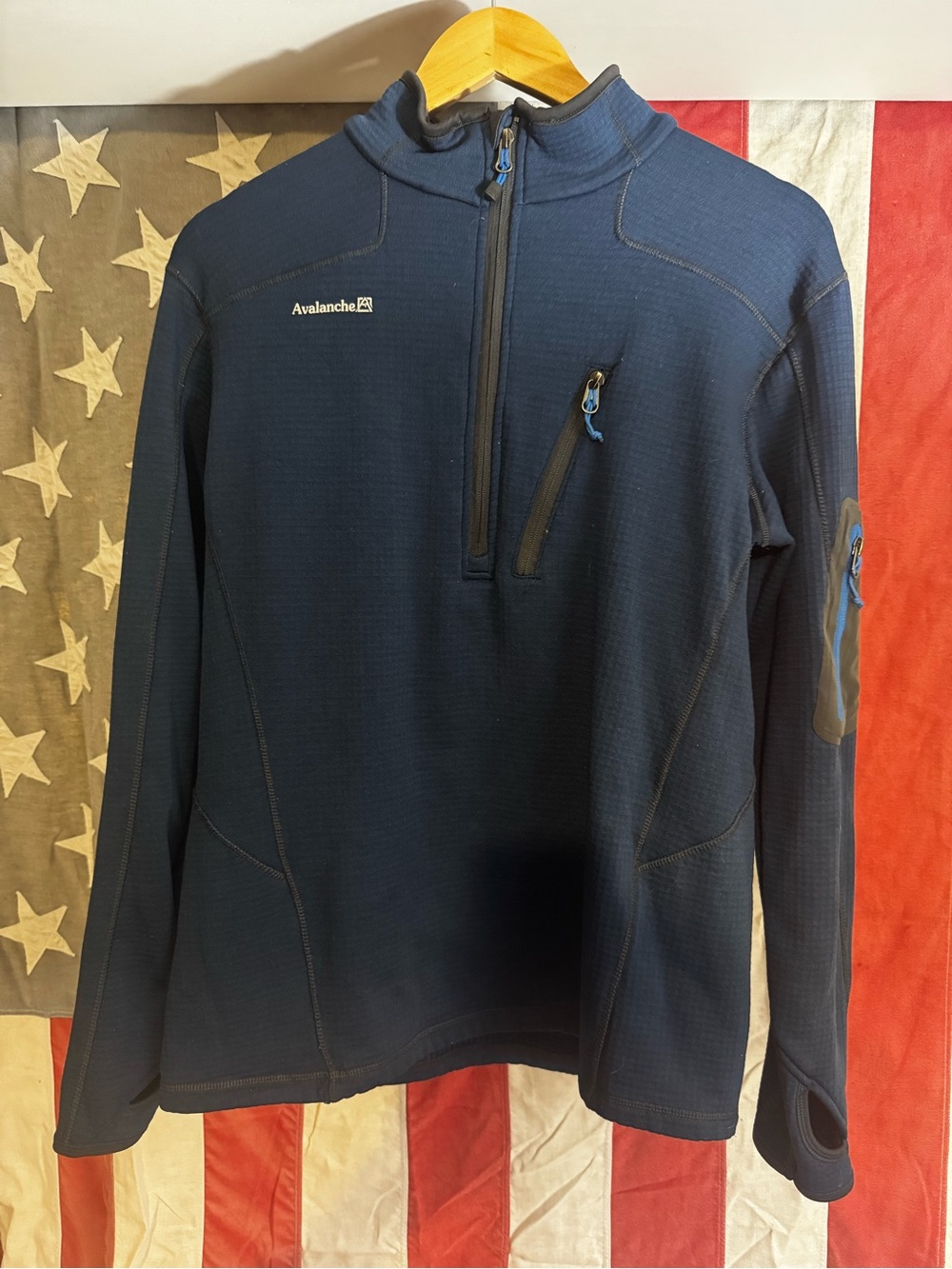 Avalanche Navy Half-Zip Performance Fleece Pullover